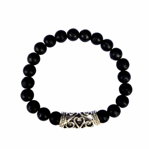 Lavasteen Armband Liefde